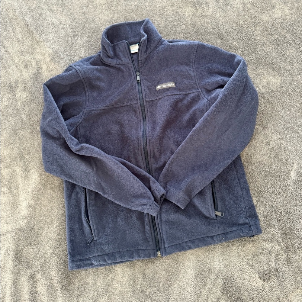 Columbia M Navy Blue Fleece Jacket